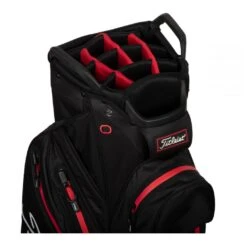 Titleist StaDry 14 Golf Cart Bag TB21CT7 -Golf Promotion Series 2021 cart 14 stadry black black red 06 131