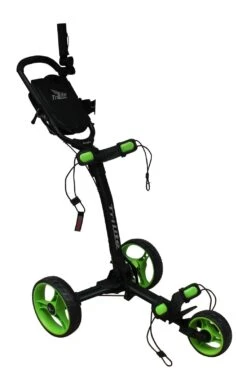 Axglo TriLite 3 Wheel Golf Trolley | Black/Green -Golf Promotion Series Axglo TriLite Wheel Golf Trolley Black Green 15