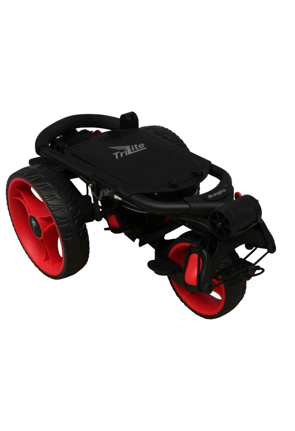 Axglo TriLite 3 Wheel Golf Trolley | Black/Red 4 Axglo TriLite 3 Wheel Golf Trolley | Black/Red - Image 4