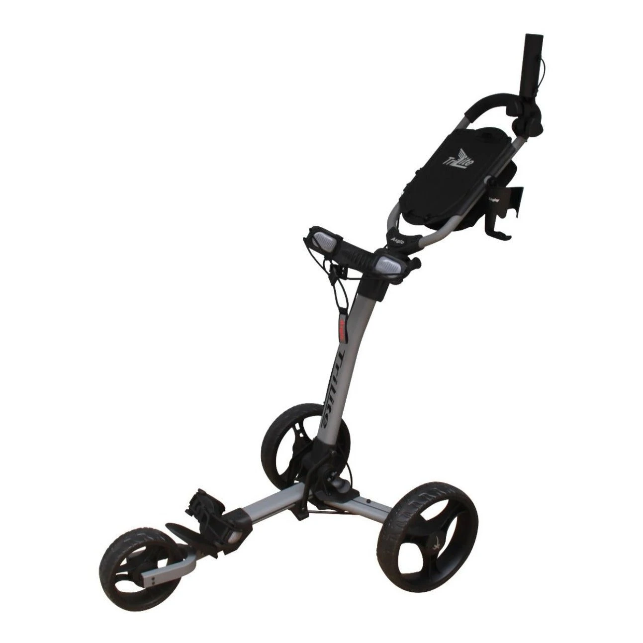 Axglo TriLite 3 Wheel Golf Trolley | Grey/Black 1 Axglo TriLite 3 Wheel Golf Trolley | Grey/Black