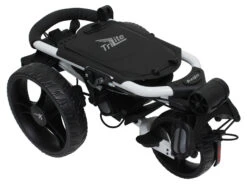 Axglo TriLite 3 Wheel Golf Trolley | White/Black 5 Axglo TriLite 3 Wheel Golf Trolley | White/Black -Golf Promotion Series Axglo TriLite Wheel Golf Trolley White Black 2