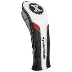 TaylorMade Golf Headcovers | White/Black/Red -Golf Promotion Series B15877 zoom D