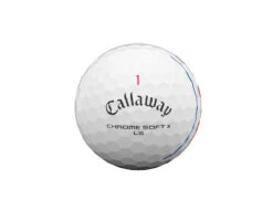 Callaway Chrome Soft X LS Triple Track Golf Balls | White -Golf Promotion Series CSX LS Golf Ball 2021 Triple Track White Front View