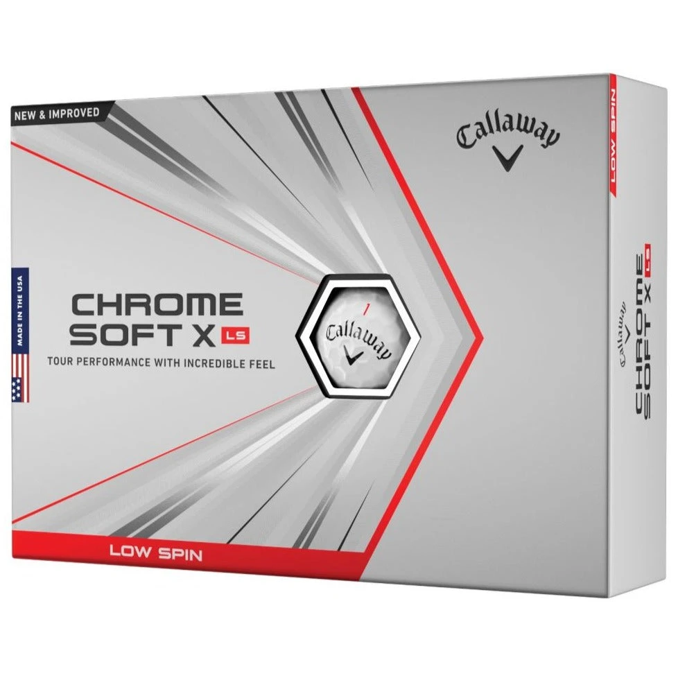 Callaway Chrome Soft X LS Golf Balls | White 1 Callaway Chrome Soft X LS Golf Balls | White