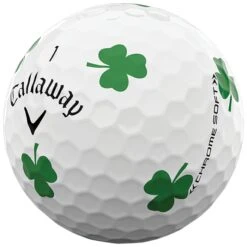 Callaway Chrome Soft Truvis Shamrock Golf Balls 5 Callaway Chrome Soft Truvis Shamrock Golf Balls -Golf Promotion Series Callaway Chrome Soft Truvis Shamrock Golf Balls White 2