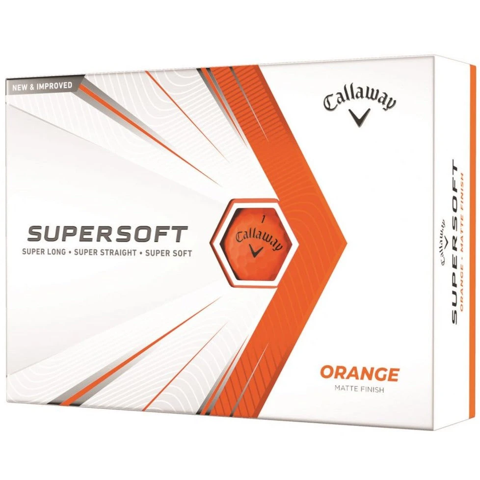 Callaway 2021 Supersoft Golf Balls | Orange 1 Callaway 2021 Supersoft Golf Balls | Orange