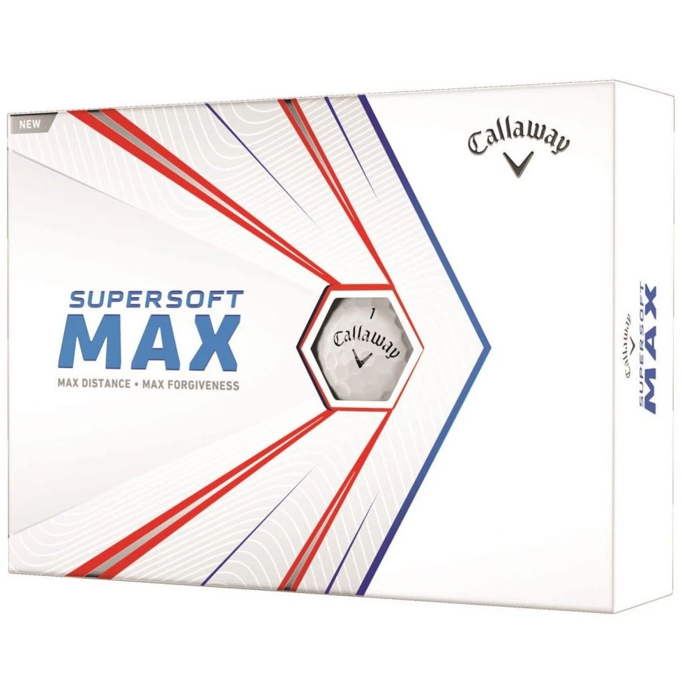 Callaway Supersoft Max Golf Balls | White 1 Callaway Supersoft Max Golf Balls | White