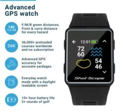 Shot Scope G3 GPS Golf Watch 5 Shot Scope G3 GPS Golf Watch -Golf Promotion Series Shot Scope G3 GPS Golf Watch 9