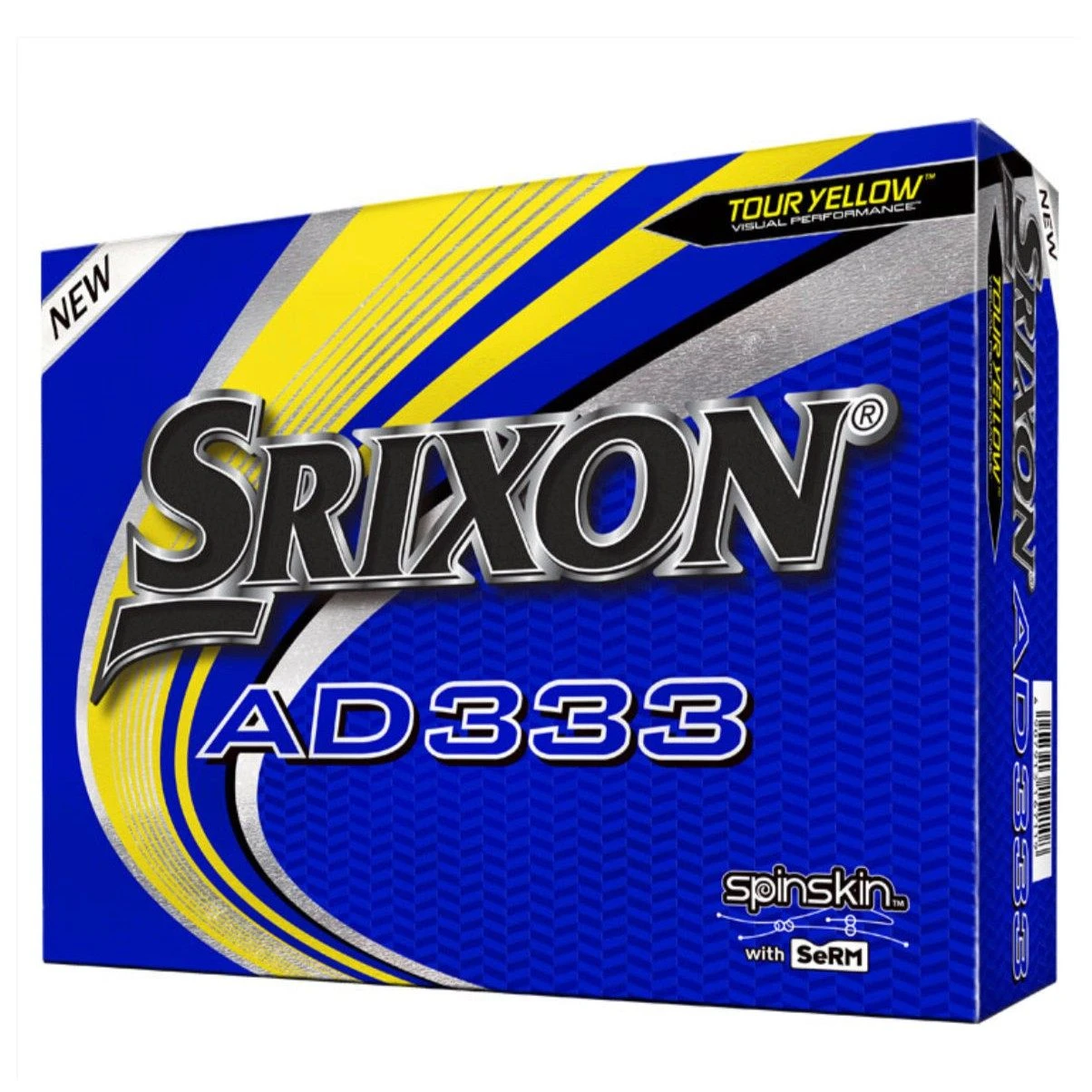 Srixon 2021 AD333 Golf Balls | Yellow 1 Srixon 2021 AD333 Golf Balls | Yellow