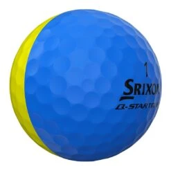 Srixon Q-Star Tour Divide Golf Balls | Yellow/Blue -Golf Promotion Series Srixon Star Tour Divide Golf Balls Yellow Blue 77
