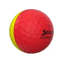 Srixon Q Star Tour Golf Balls Divide Yellow/Red -Golf Promotion Series Srixon Star Tour Golf Balls Divide Yellow Red 1