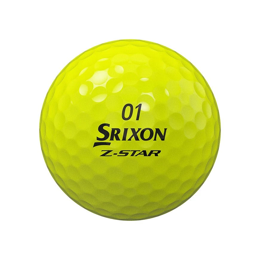 Srixon Z-Star Tour Divide Golf Balls | Yellow/White 4 Srixon Z-Star Tour Divide Golf Balls | Yellow/White - Image 4