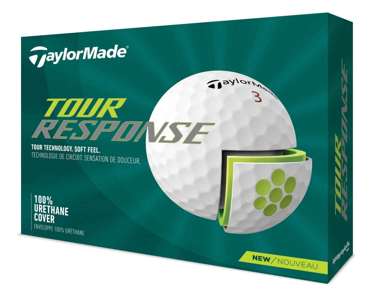 TaylorMade Tour Response Golf Balls | White 1 TaylorMade Tour Response Golf Balls | White