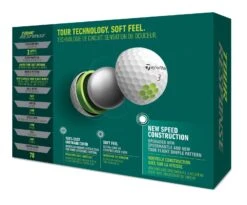 TaylorMade Tour Response Golf Balls | White 5 TaylorMade Tour Response Golf Balls | White -Golf Promotion Series TM22BAL TA505 N7638401 TourResponse WHT GLB dz Tray v3