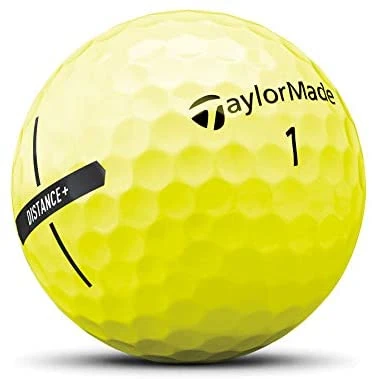 TaylorMade Distance Plus Golf Balls | Yellow 2 TaylorMade Distance Plus Golf Balls | Yellow - Image 2