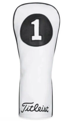 Titleist White & Black Leather Headcovers TA20TASCWB -Golf Promotion Series Titleist White Black Leather Headcovers TA20TASCWB 97