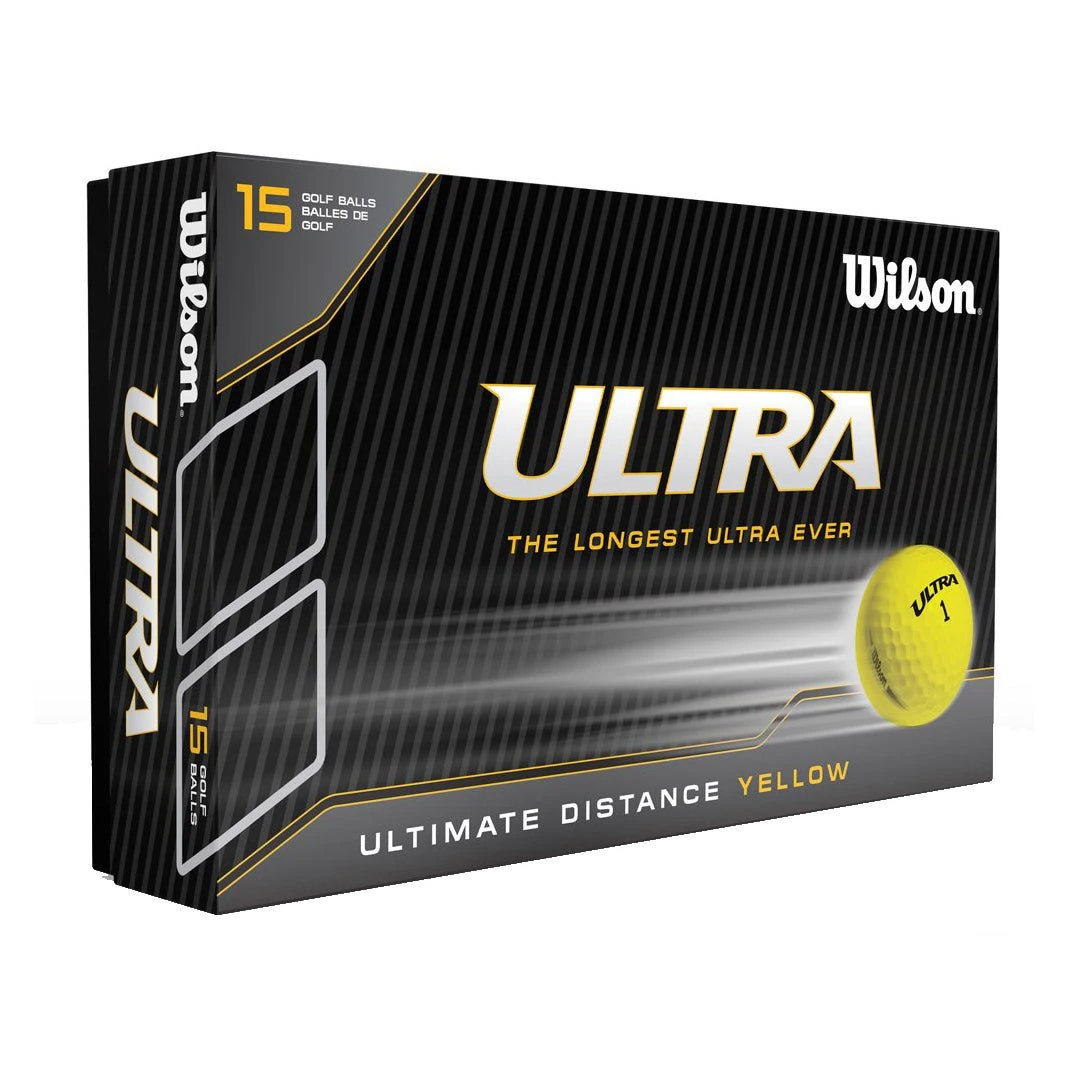 Wilson Ultra Ultimate Distance Golf Balls | Yellow 1 Wilson Ultra Ultimate Distance Golf Balls | Yellow