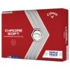 Callaway Chrome Soft Triple Track Golf Balls | White