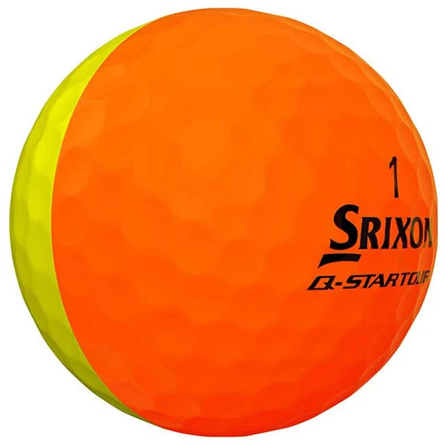 Srixon Q Star Tour Golf Balls Divide | Yellow/Orange 2 Srixon Q Star Tour Golf Balls Divide | Yellow/Orange - Image 2